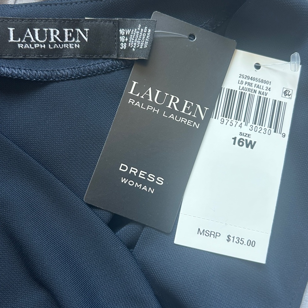 Ralph Lauren Midi Dress w/ Ruching - Picture 2 of 11